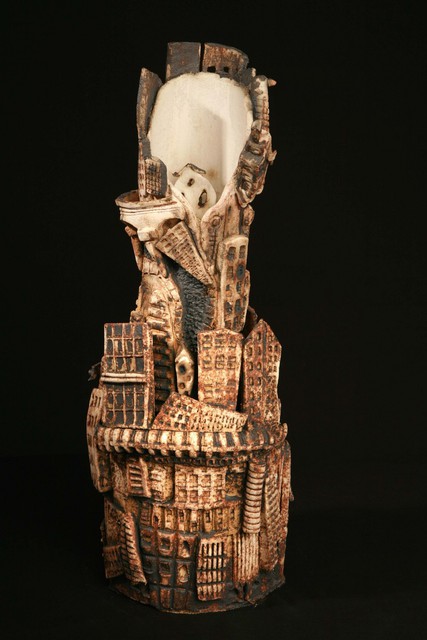 Artist John Quinn. 'Seclusion' Artwork Image, Created in 2010, Original Ceramics Handbuilt. #art #artist