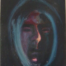 Susan Baquie: 'Melancholy', 2012 Oil Painting, Psychology. 