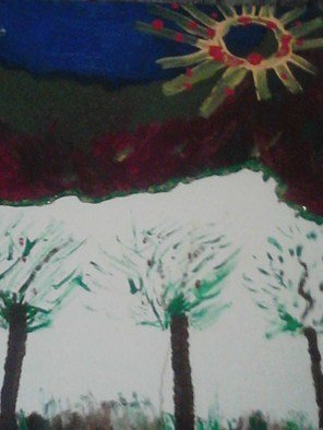 Artist: Toy Himes - Title: my lovely land - Medium: Acrylic Painting - Year: 2002
