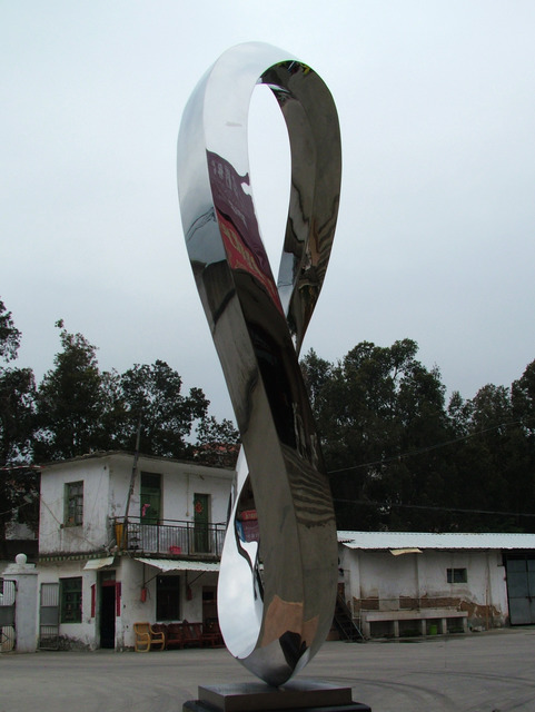 Artist Wenqin Chen. 'Endless Curve No3' Artwork Image, Created in 2010, Original Sculpture Steel. #art #artist