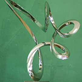 Wenqin Chen: 'Moving No1', 2012 Steel Sculpture, Abstract. 