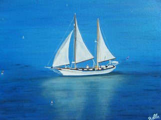 Isabella Mccartney: 'The Seafarer', 2010 Acrylic Painting, Sailing. 
