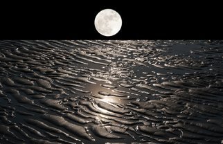 Artist: Bruno Paolo Benedetti - Title: moon on earth with water - Medium: Color Photograph - Year: 2014