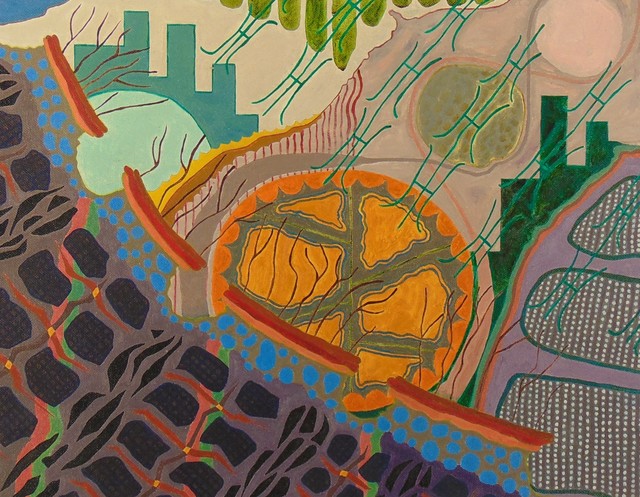 Ben Hotchkiss  'Composition 2141', created in 1989, Original Painting Other.