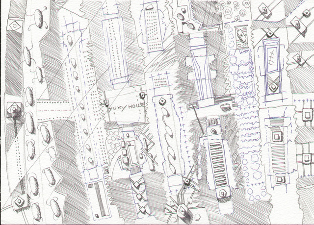 Artist Bruno Bernardo. 'Bernynavigatorworld' Artwork Image, Created in 2007, Original Drawing Pencil. #art #artist