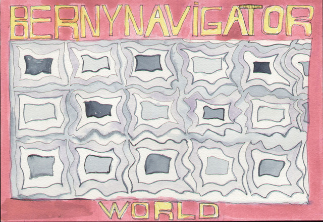 Artist Bruno Bernardo. 'Bernynavigatorworld1' Artwork Image, Created in 2006, Original Drawing Pencil. #art #artist