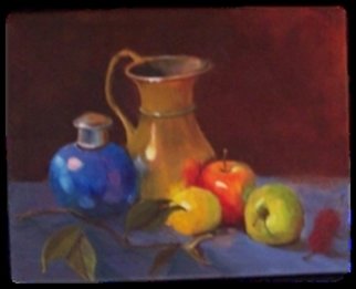 Artist: Beverly Dudley - Title: Food for Thought - Medium: Oil Painting - Year: 2016