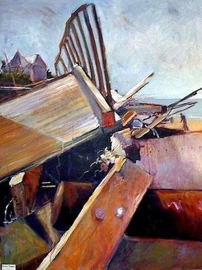 Beverly Furman: 'AFTER THE STORM', 2005 Acrylic Painting, nature. Depiction of what was left of 