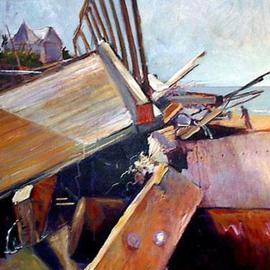 Beverly Furman: 'AFTER THE STORM', 2005 Acrylic Painting, nature. Artist Description: Depiction of what was left of 