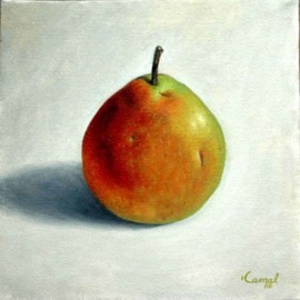 Kamal Bhandari: 'Pear', 2008 Oil Painting, Still Life. Artist Description:  Pear ...