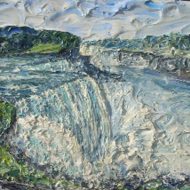 Brian Josselyn: 'Niagra fall', 2007 Acrylic Painting, Landscape. Artist Description:  niagra ...