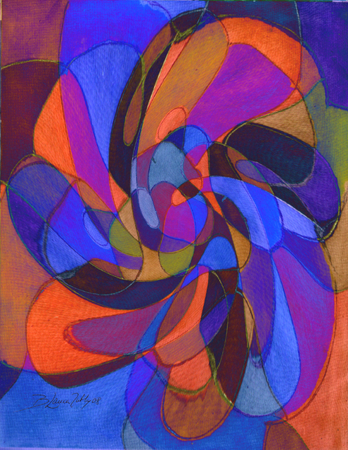 Blanca Ruth Casanova  'Flower Sky', created in 2008, Original Printmaking Giclee.