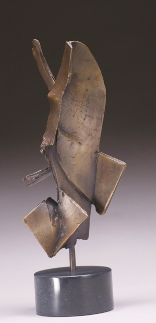 Robert Pulley  'Listener', created in 2011, Original Sculpture Bronze.
