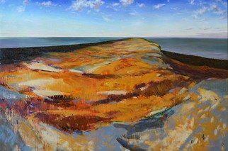 Artist: Arturas Braziunas - Title: sand dunes - Medium: Oil Painting - Year: 2019