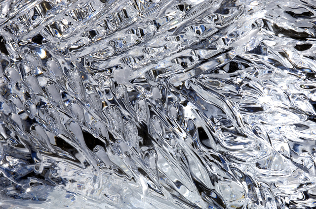 Artist Bruce Panock. 'Ice Sculpture 2' Artwork Image, Created in 2009, Original Photography Black and White. #art #artist