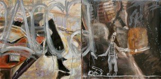 Caoimhghin Ocroidheain: 'Odessa', 2015 Oil Painting, Political.     oil on canvas    ...