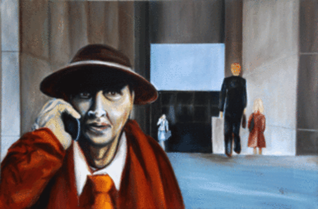 Carin Janse Van Rensburg  'Speak To Me', created in 2012, Original Painting Oil.