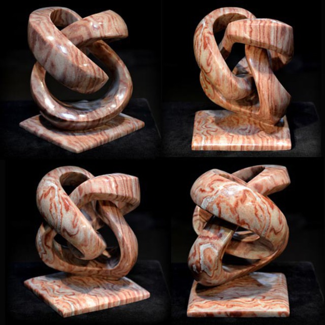 Carlo Martinez  'Strawberry Twist', created in 2015, Original Sculpture Stone.