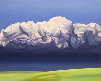 Artist: Carlos Dugos - Title: Cloudy Sheet - Medium: Oil Painting - Year: 2007