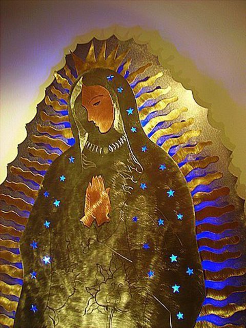 Artist Catarina Hosler. 'Virgin Of Guadalupe' Artwork Image, Created in 2009, Original Printmaking Giclee. #art #artist