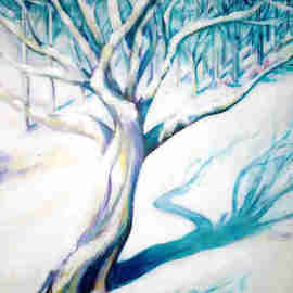 Cindy Teresa: 'winter', 2006 Acrylic Painting, Landscape. Artist Description:  acrylic paint on stretched canvas ...