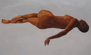 Christophe Bourely: 'Lie Lay 4', 2011 Oil Painting, Figurative.  Nude ...