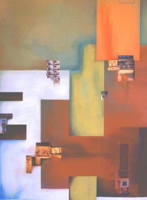 Christian Culver: 'Coalescent Constructions 43', 2001 Pastel, Architecture. Pastel/ mixed media on heavy archival 100 lb drawing paper.Uses 