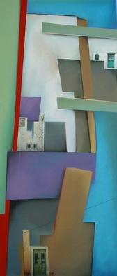 Christian Culver: 'Greece 4', 2002 Pastel, Abstract. Pastel media, incorporates architectural photography. On paper....