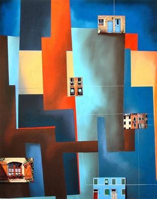 Christian Culver: 'Windows 3', 2011 Pastel, Architecture. Architectural images on paper. Pastel is the major medium....
