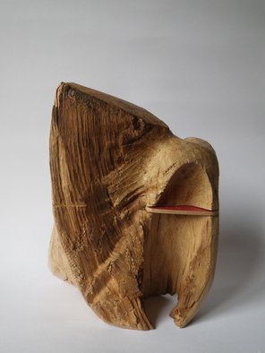 Cecile Tissot: 'Oratoir vide insulaire', 2013 Wood Sculpture, Spiritual.  Small, portable empty oratory. Petit oratoire vide portatif      ...