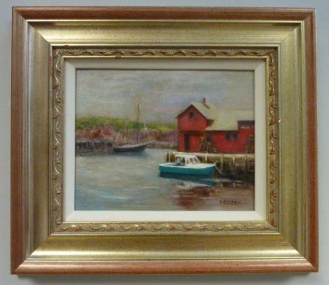Dennis Chadra  'Rockport Motif No1 Reverso', created in 2011, Original Painting Oil.