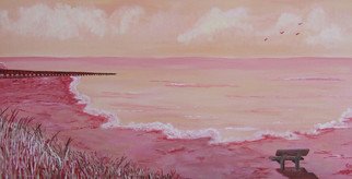 Charlene Richards: 'Longing', 2007 Acrylic Painting, Seascape.  Dream- like musing.  ...