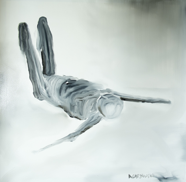 Artist Rafal Chojnowski. 'Figure - The Brain Stretching' Artwork Image, Created in 2017, Original Painting Oil. #art #artist