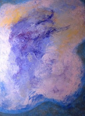 Cindy Kornet: 'angel and cherub', 2016 Acrylic Painting, Ethereal. angel, cherub, ethereal abstract...