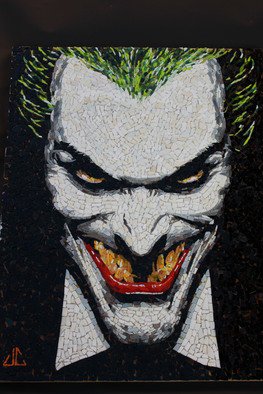 Artist: Jonathan  Cohen - Title: Joker Mosaic - Medium: Mosaic - Year: 2014