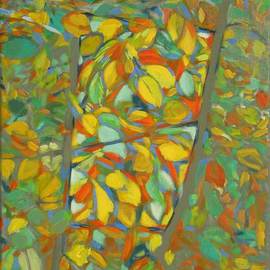 Bernard Marie Collet: 'Spring Window', 2005 Acrylic Painting, nature. 