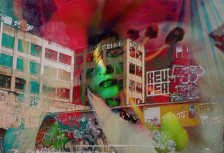 Corrie Ancone: 'NYc', 2010 Color Photograph, Conceptual.  photographic overlay ...