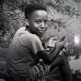 Carolyn Saunders: 'Nephew', 2009 Black and White Photograph, Family. 