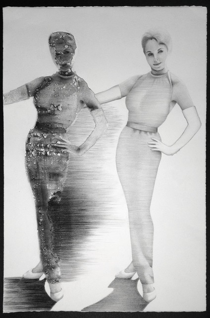 Artist Cynzia Sanchez. 'Duality' Artwork Image, Created in 2012, Original Drawing. #art #artist