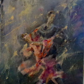 Marina Stewart: 'tango', 2018 Oil Painting, Dance. Artist Description: oil paint on canvas...