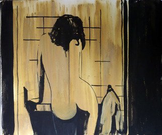 Dariya Afanaseva: 'freeze frame', 2008 Acrylic Painting, nudes.   canvas board/ acrylic 50cm x 60cm 2008...
