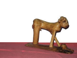 Artist: Gadadhar Das - Title: DOGI - Medium: Wood Sculpture - Year: 2005