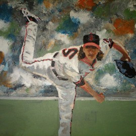 Dave Medin: 'Freak', 2009 Acrylic Painting, Sports. 