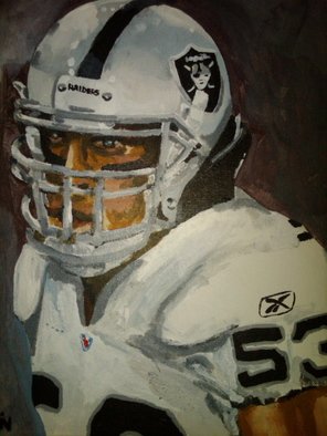 Dave Medin: 'Romo', 2009 Acrylic Painting, Sports. 