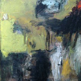 David Zylstra: 'Spring Landscape', 2008 Oil Painting, Abstract Landscape. 