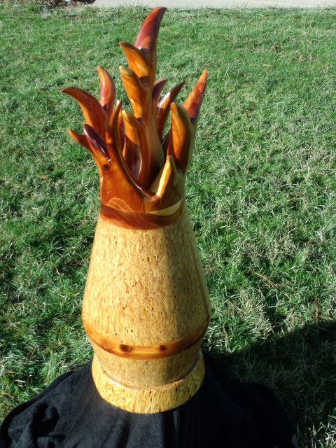 David Mcelfish  'Flames Of Time', created in 2012, Original Sculpture Wood.