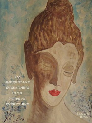 Dawn Eve: 'Understanding', 2016 Acrylic Painting, Beauty.  Beauty wisdom understanding  ...