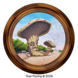 Dean Fleming: 'Difference of opinion', 2006 Oil Painting, Surrealism. Artist Description:  One of a series of images depicting the landscape of the imagination. ...