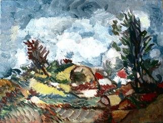 Artist: Basha Aziz - Title: thunderstorm - Medium: Oil Painting - Year: 2010
