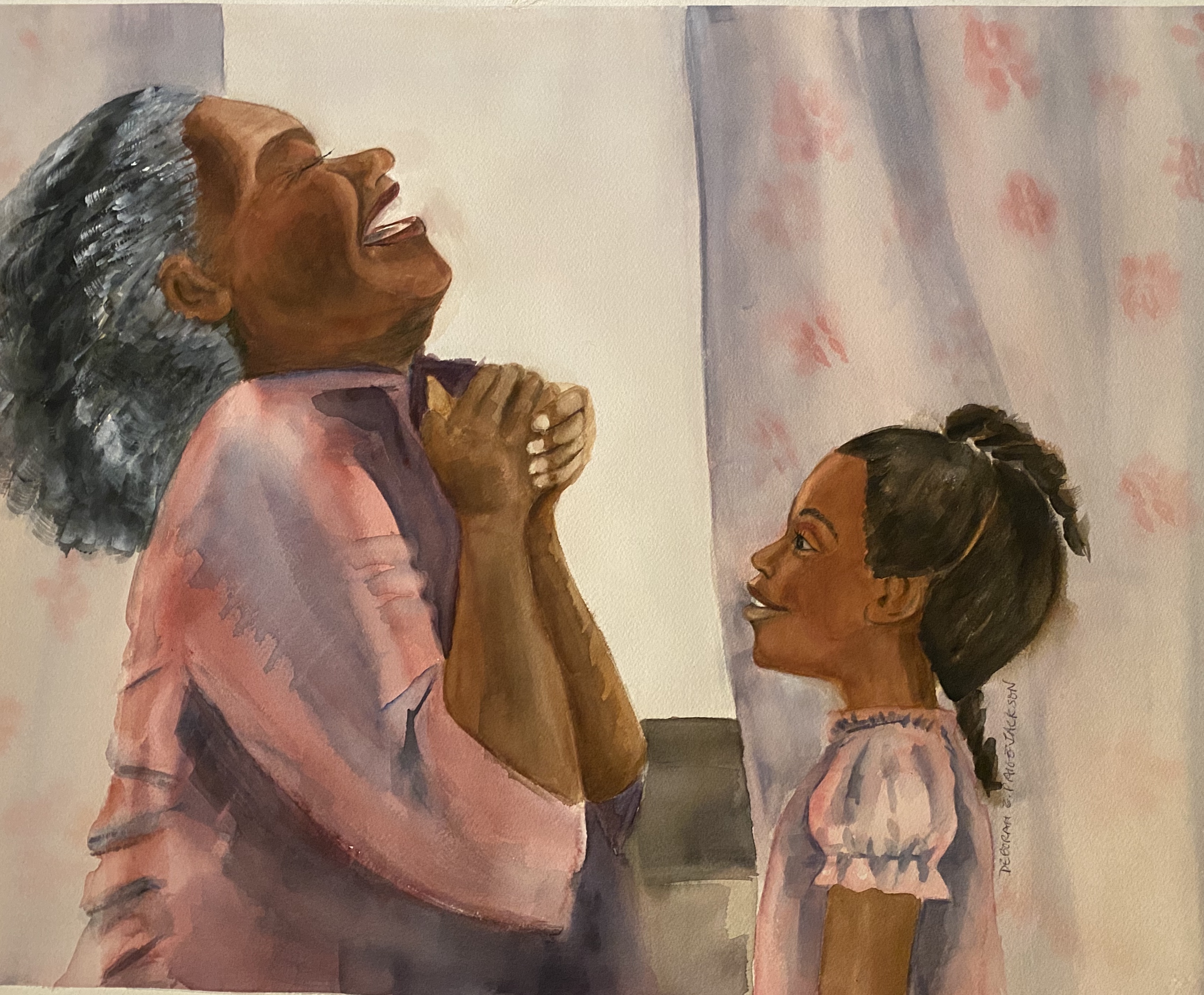 Deborah Paige Jackson: 'I Will Always Love You Grandmother', 1995 Watercolor, Love. 